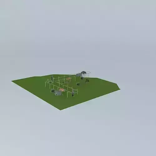 Short monorail layout