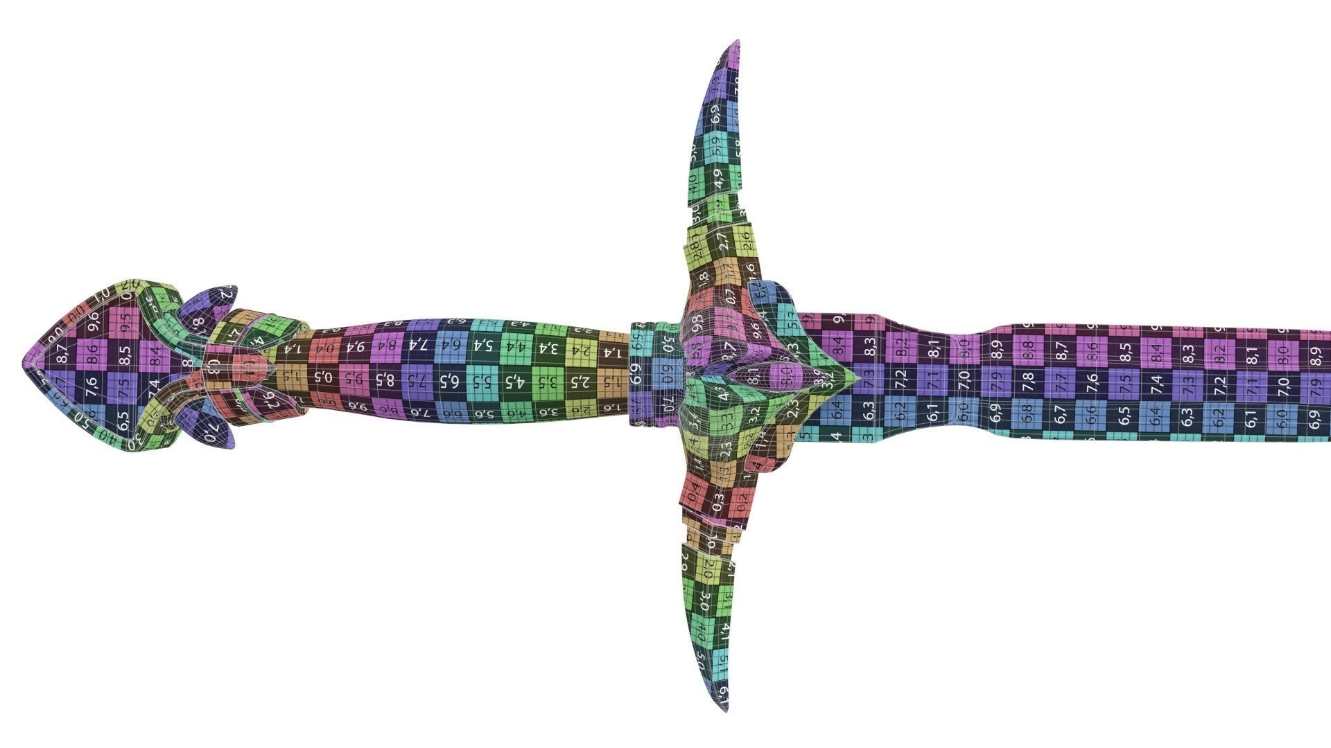 Dagger Ancient 1 3D model_10