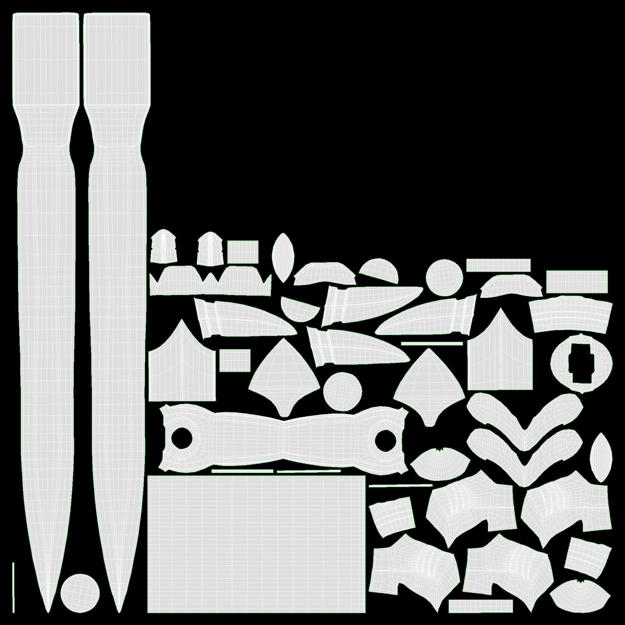 Dagger Ancient 1 3D model_12