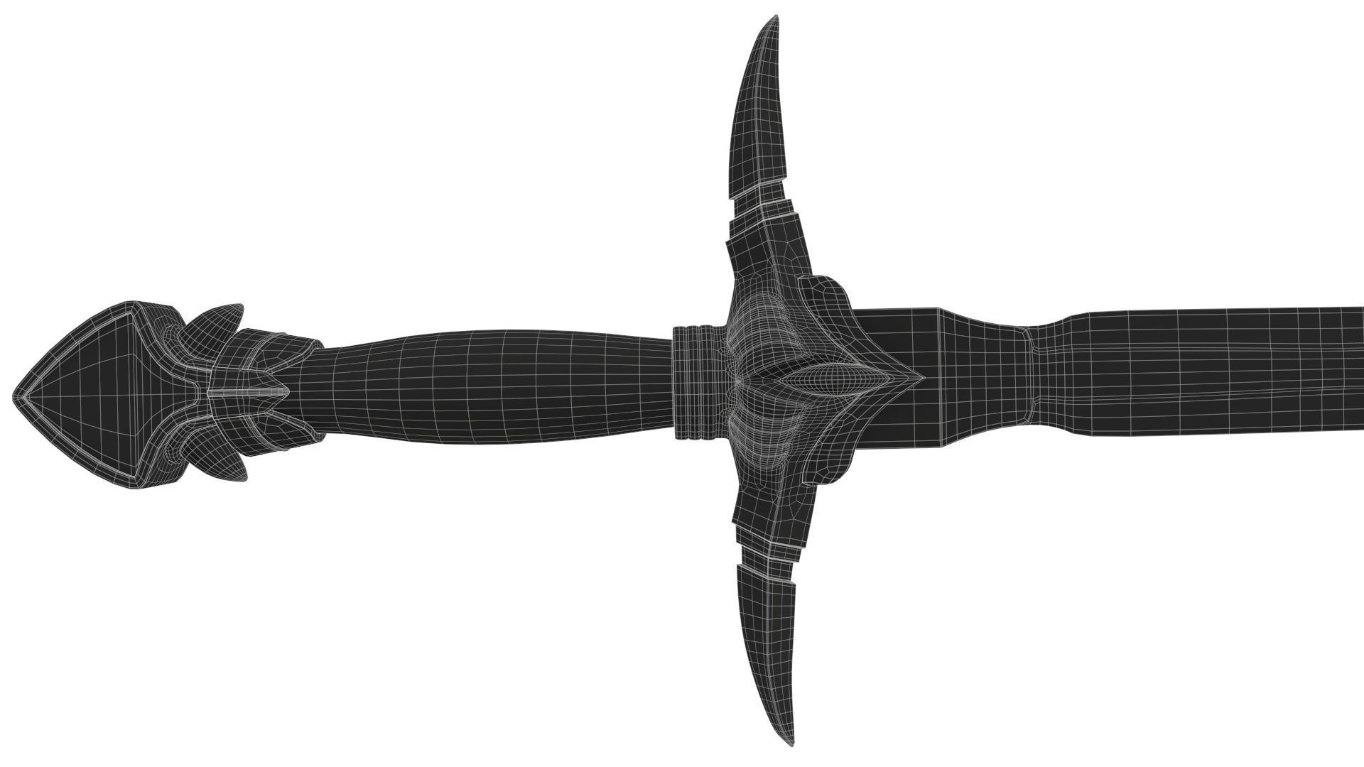 Dagger Ancient 1 3D model_8