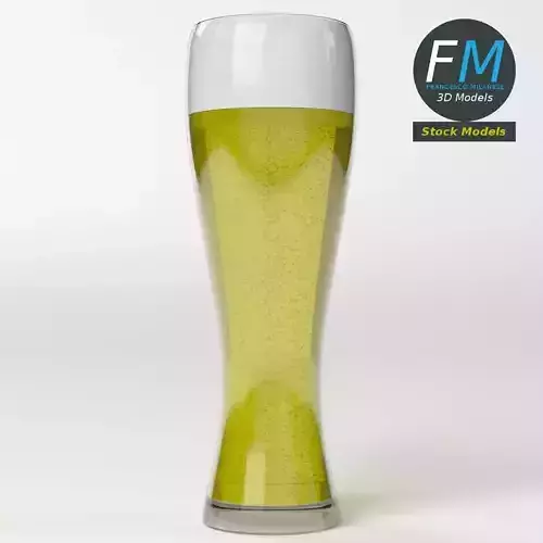 Glass with beer 11