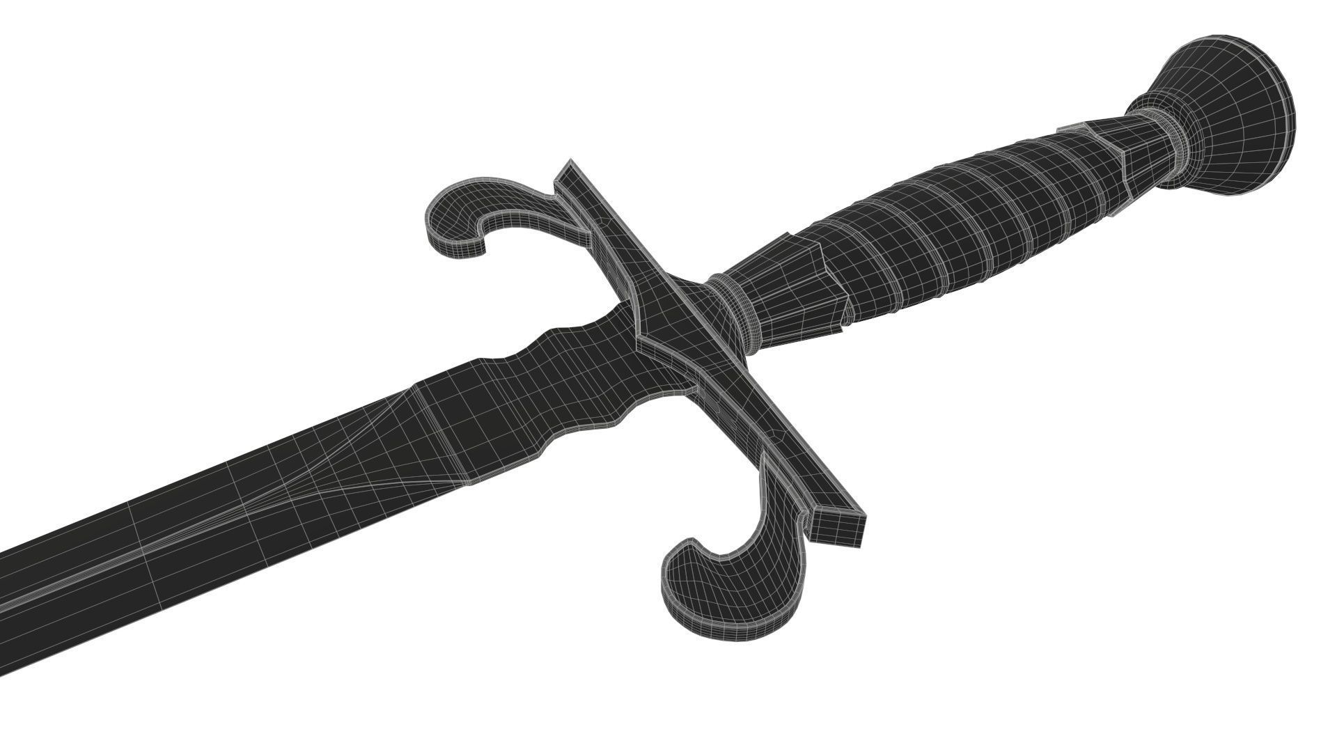 Dagger Fantasy 1 3D model_9