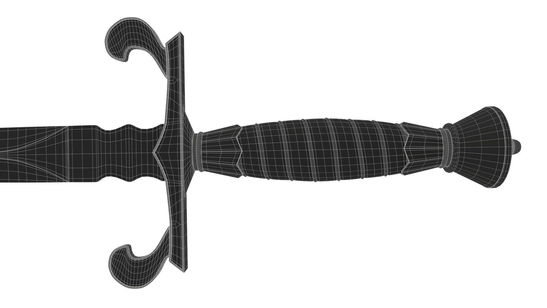 Dagger Fantasy 1 3D model_10