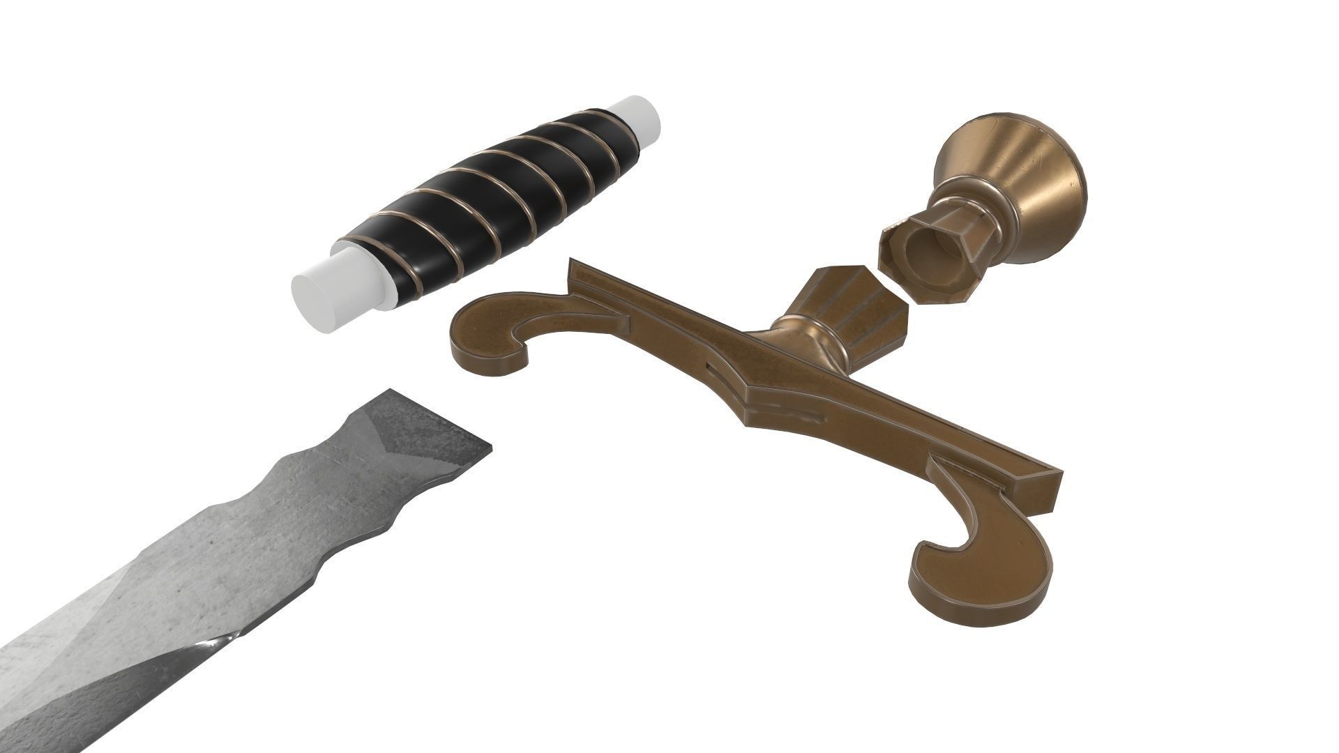 Dagger Fantasy 1 3D model_7