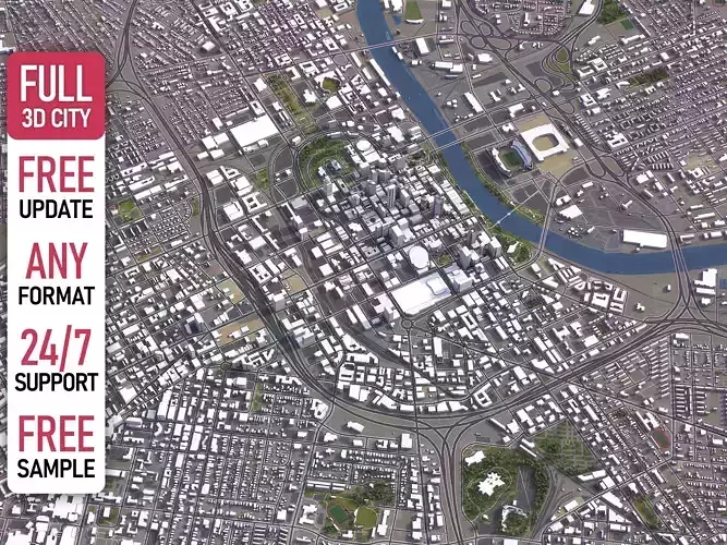 Nashville - 3D City Model