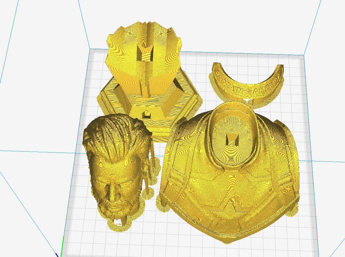 Captain America Bust - Without Helmet - from Marvel 3D print model_14