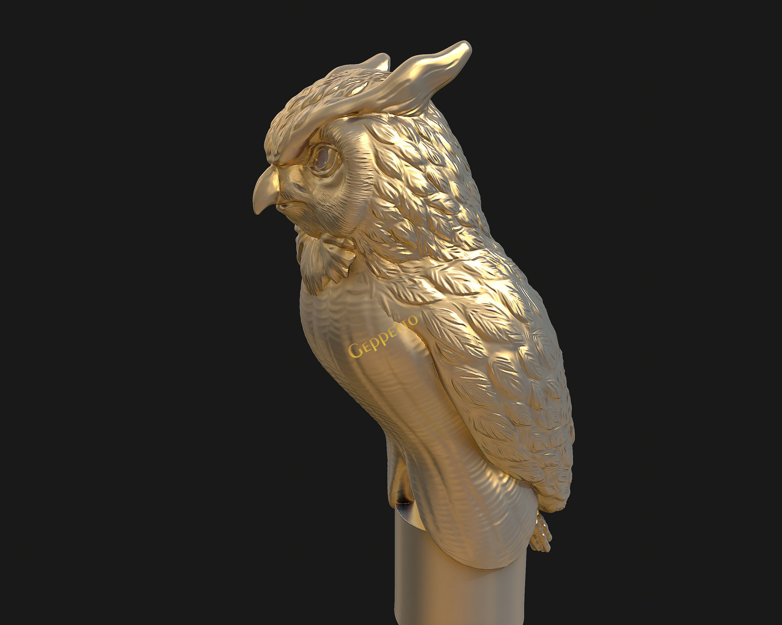 OWL  sculpture Ready to Print 3D print model_18