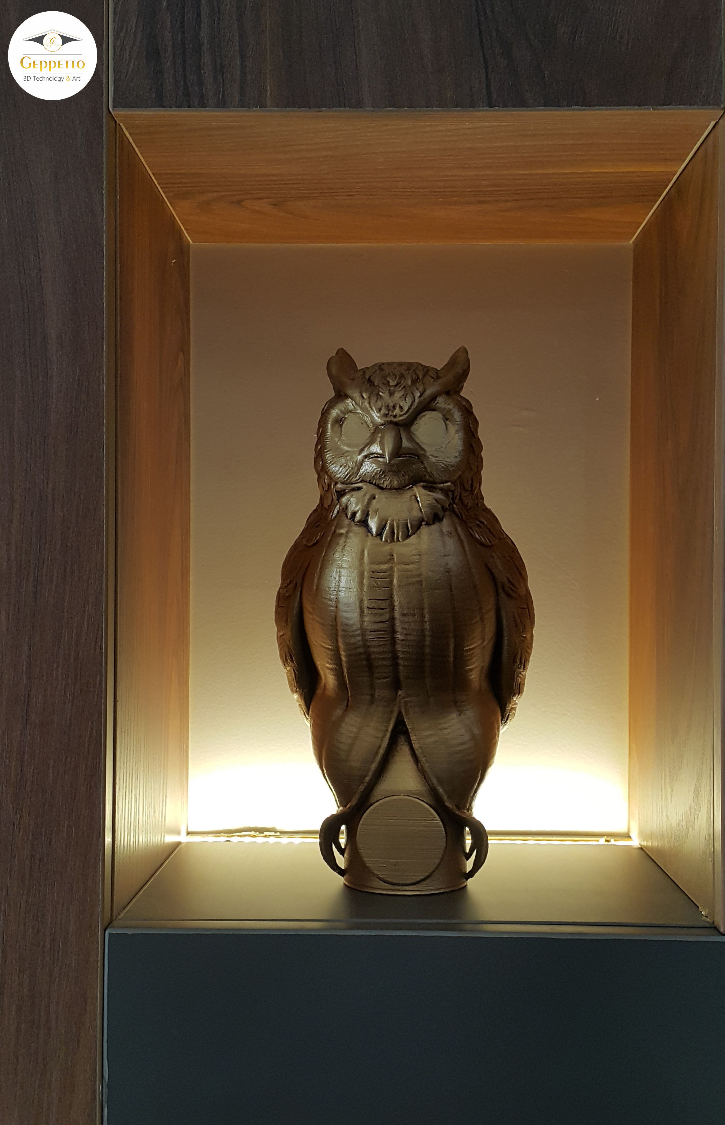 OWL  sculpture Ready to Print 3D print model_31