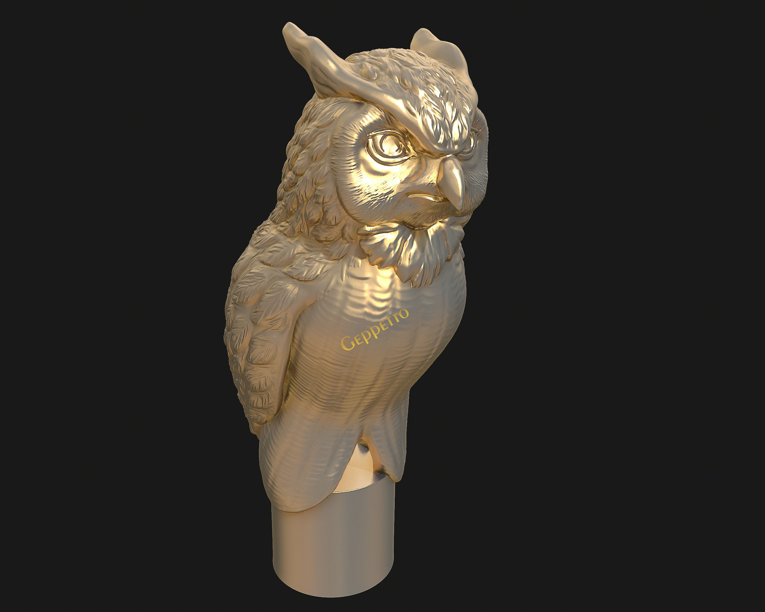 OWL  sculpture Ready to Print 3D print model_24
