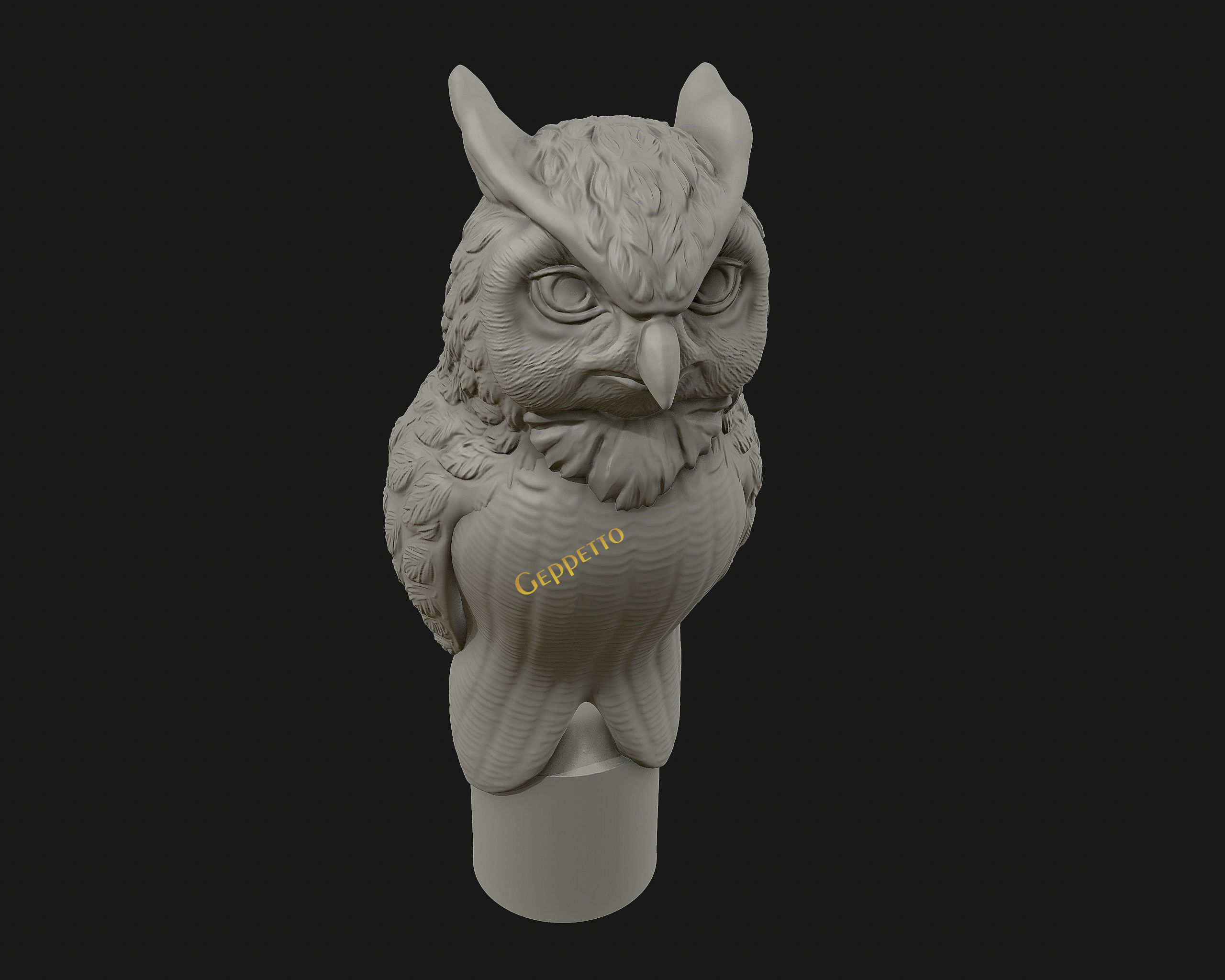 OWL  sculpture Ready to Print 3D print model_9