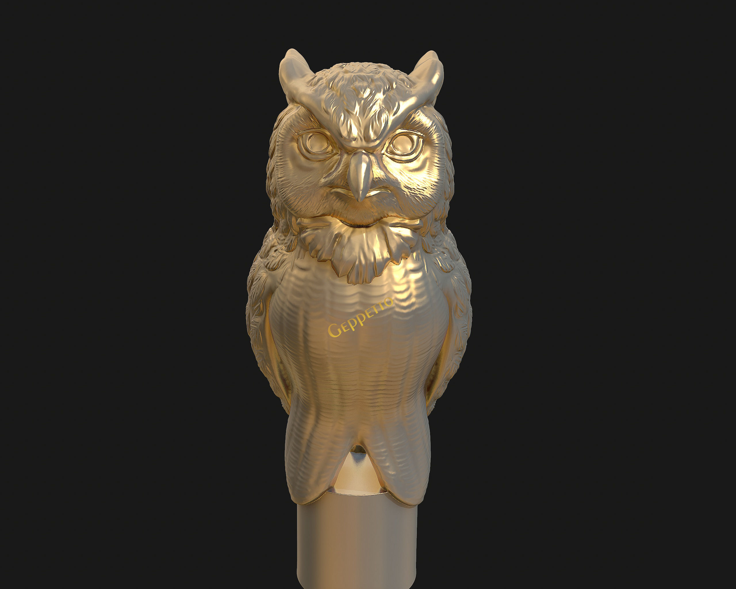 OWL  sculpture Ready to Print 3D print model_21