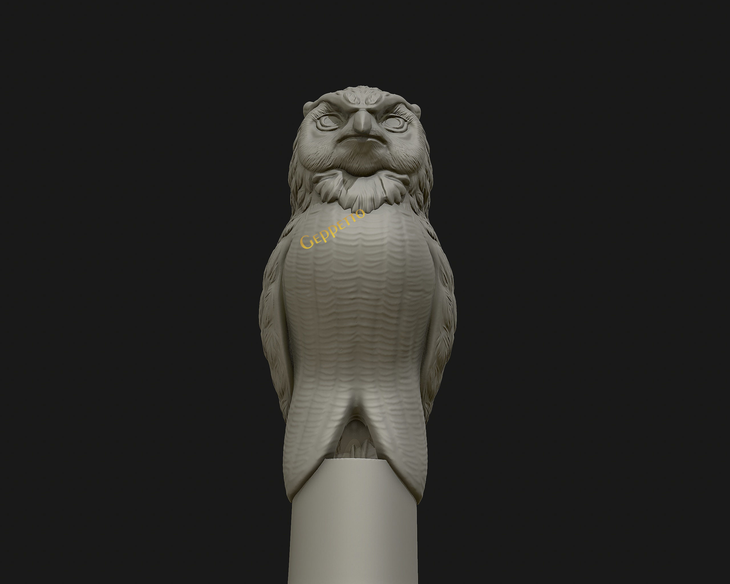 OWL  sculpture Ready to Print 3D print model_36