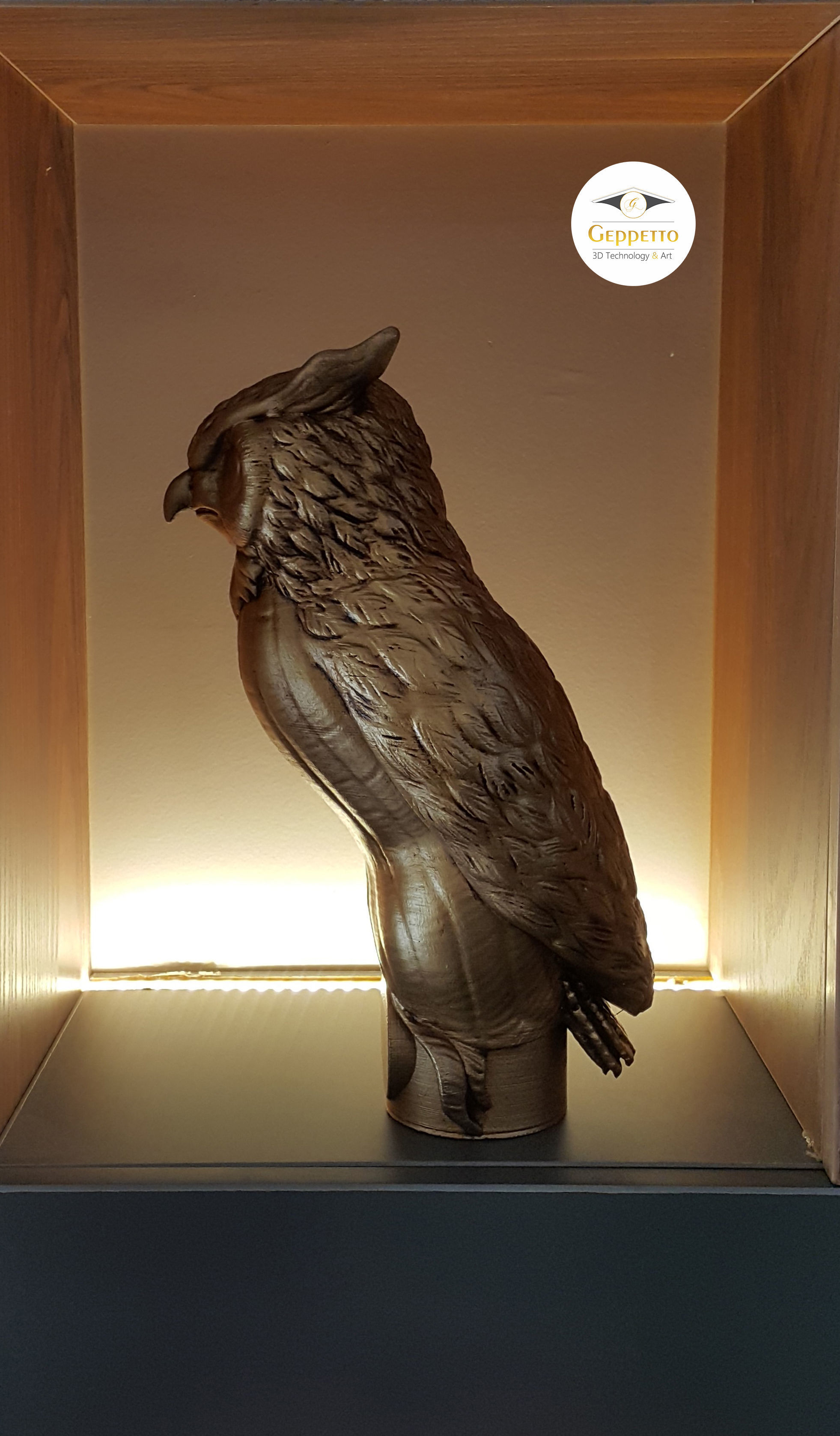 OWL  sculpture Ready to Print 3D print model_28