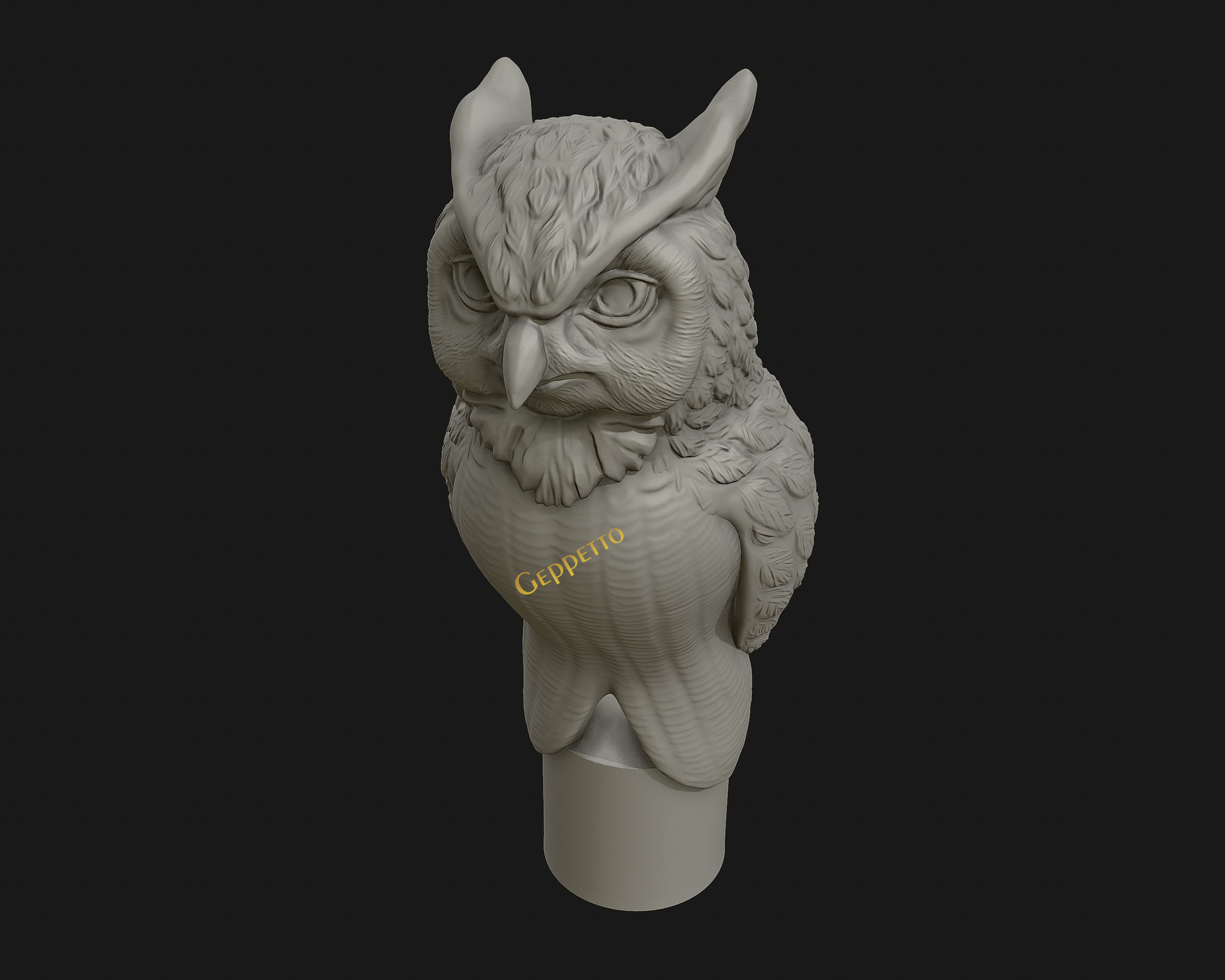 OWL  sculpture Ready to Print 3D print model_10