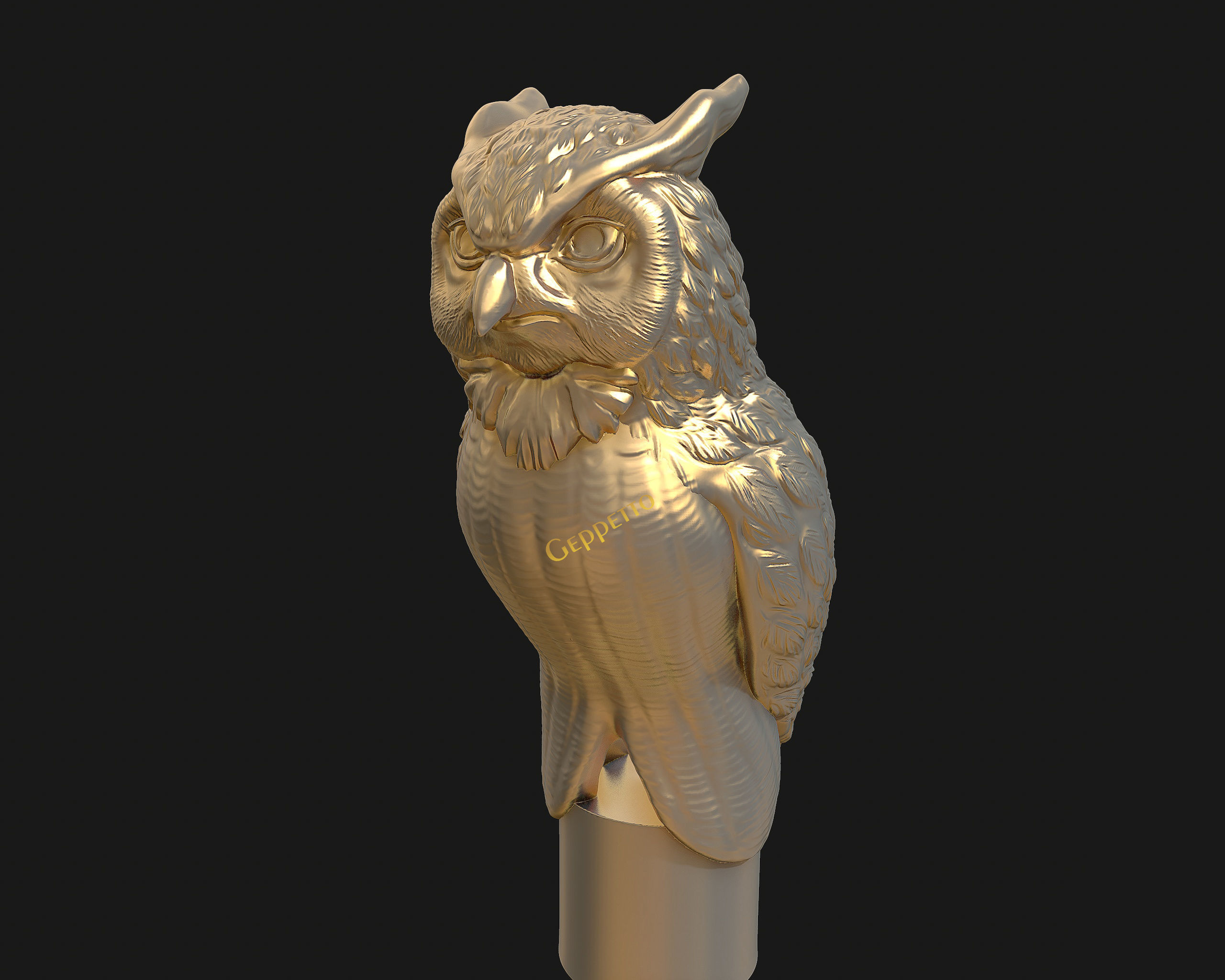 OWL  sculpture Ready to Print 3D print model_20