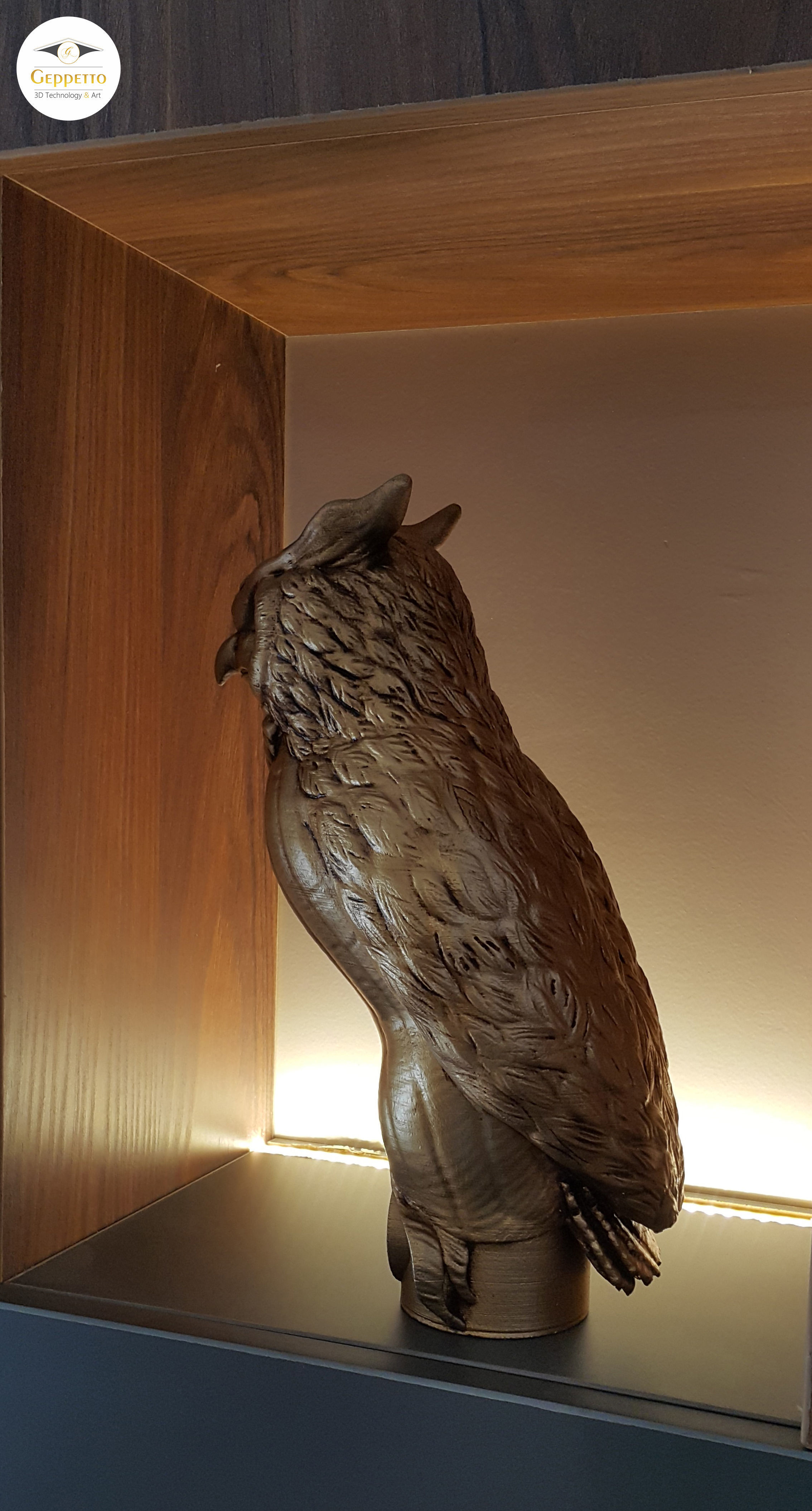 OWL  sculpture Ready to Print 3D print model_30
