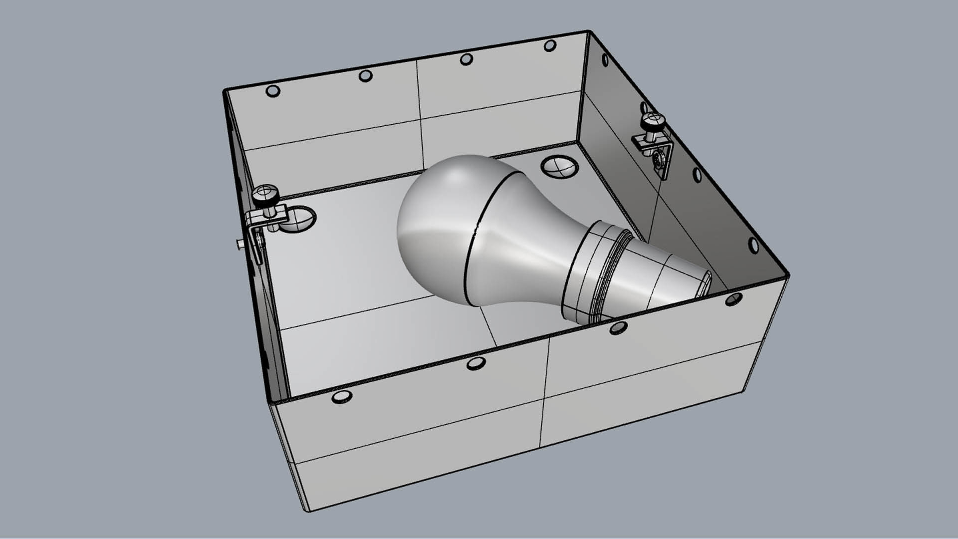 Chandelier Vitralys Beechwood Brown 3D model_26