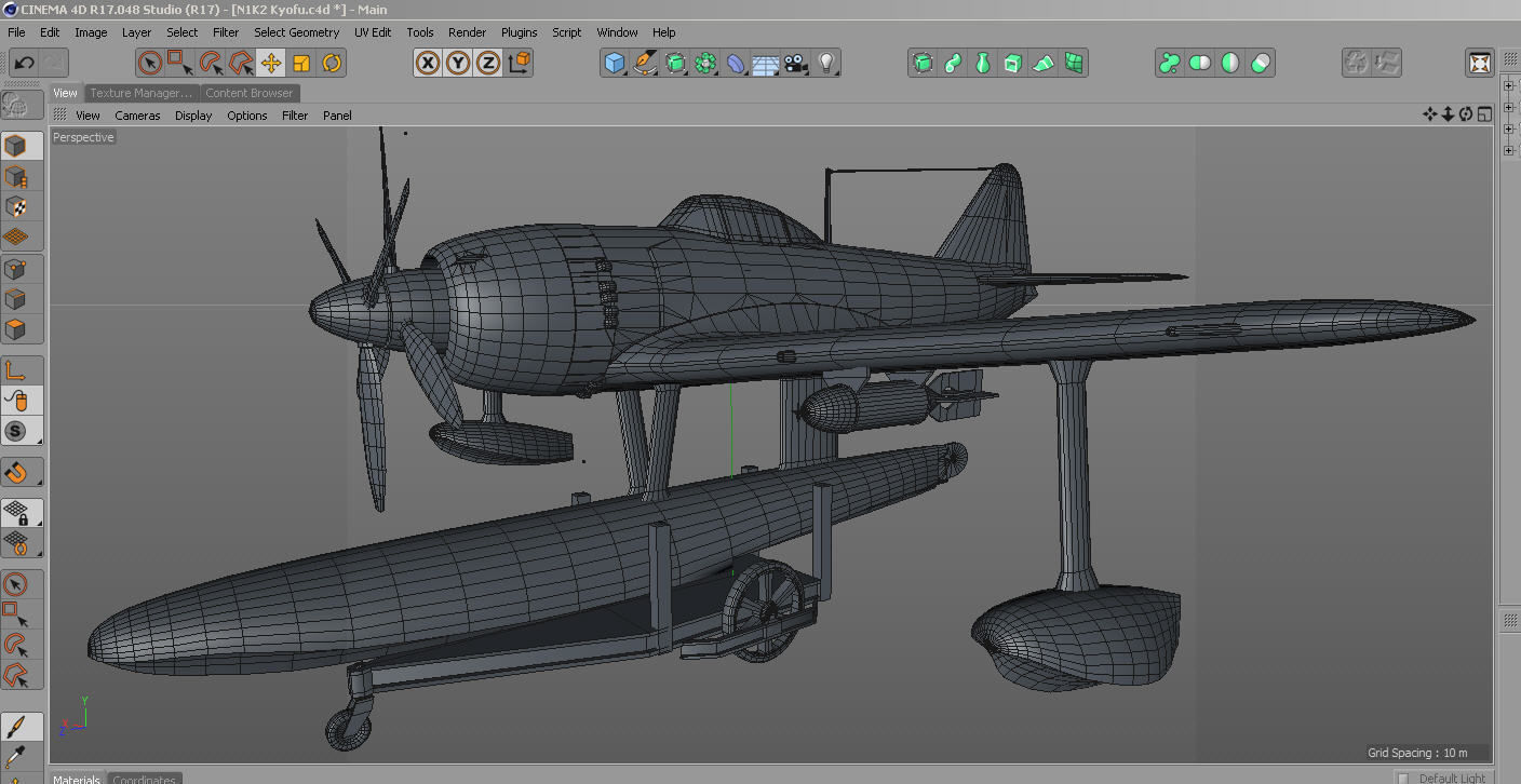 Kawanishi N1K2 Kyofu - aka Rex 3D model_13