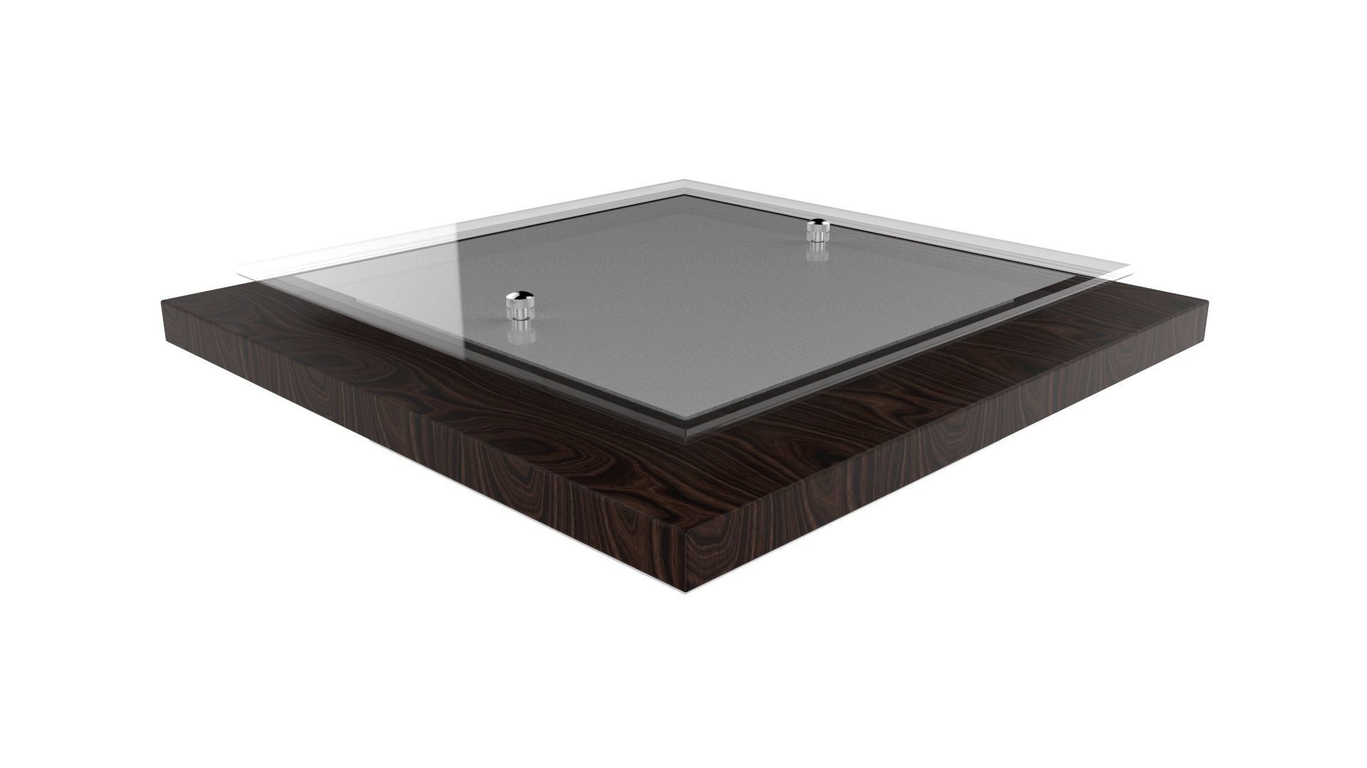 Chandelier Vitralys Walnut Black 3D model_3