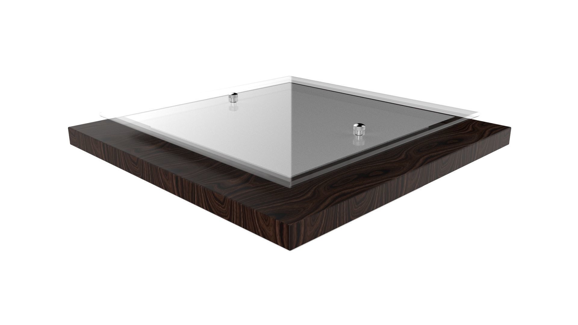 Chandelier Vitralys Walnut Black 3D model_1