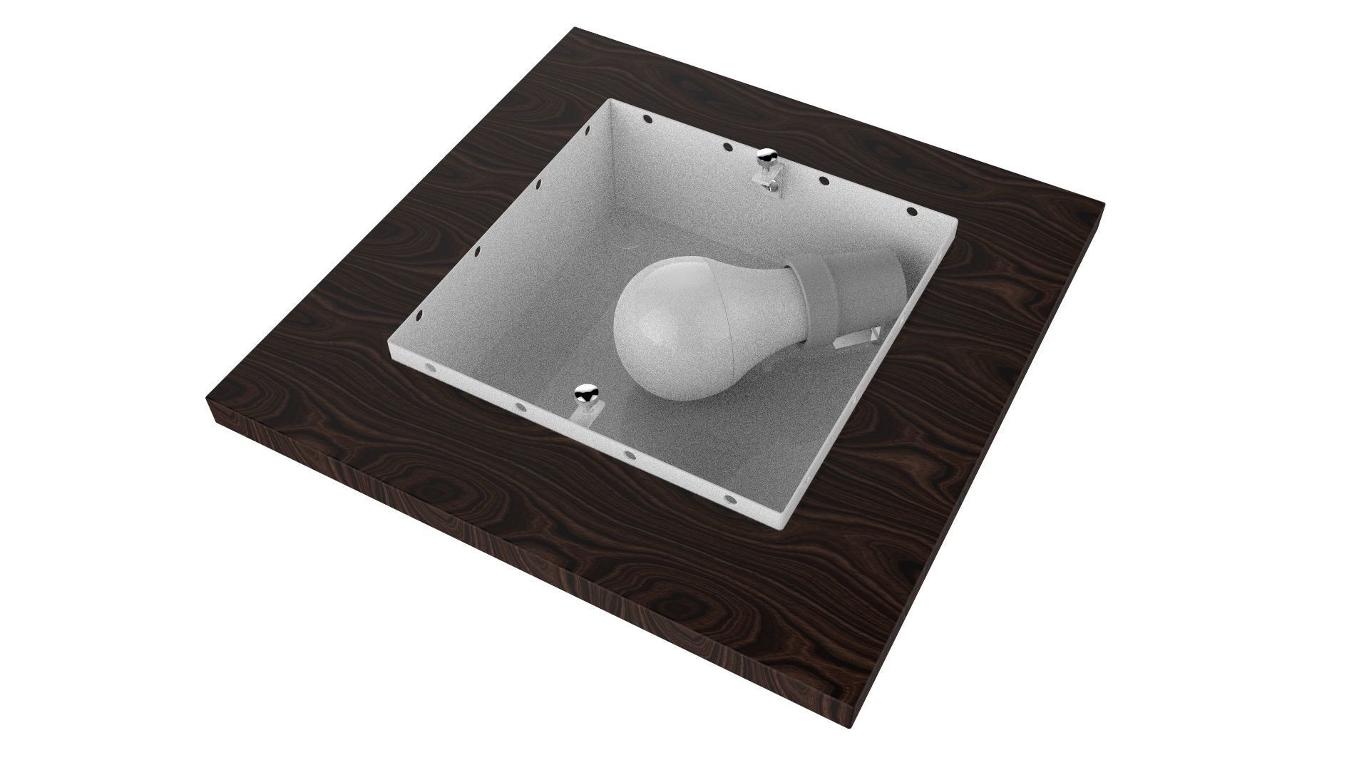 Chandelier Vitralys Walnut Black 3D model_14