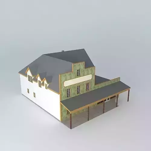 Old West Store Free 3D model