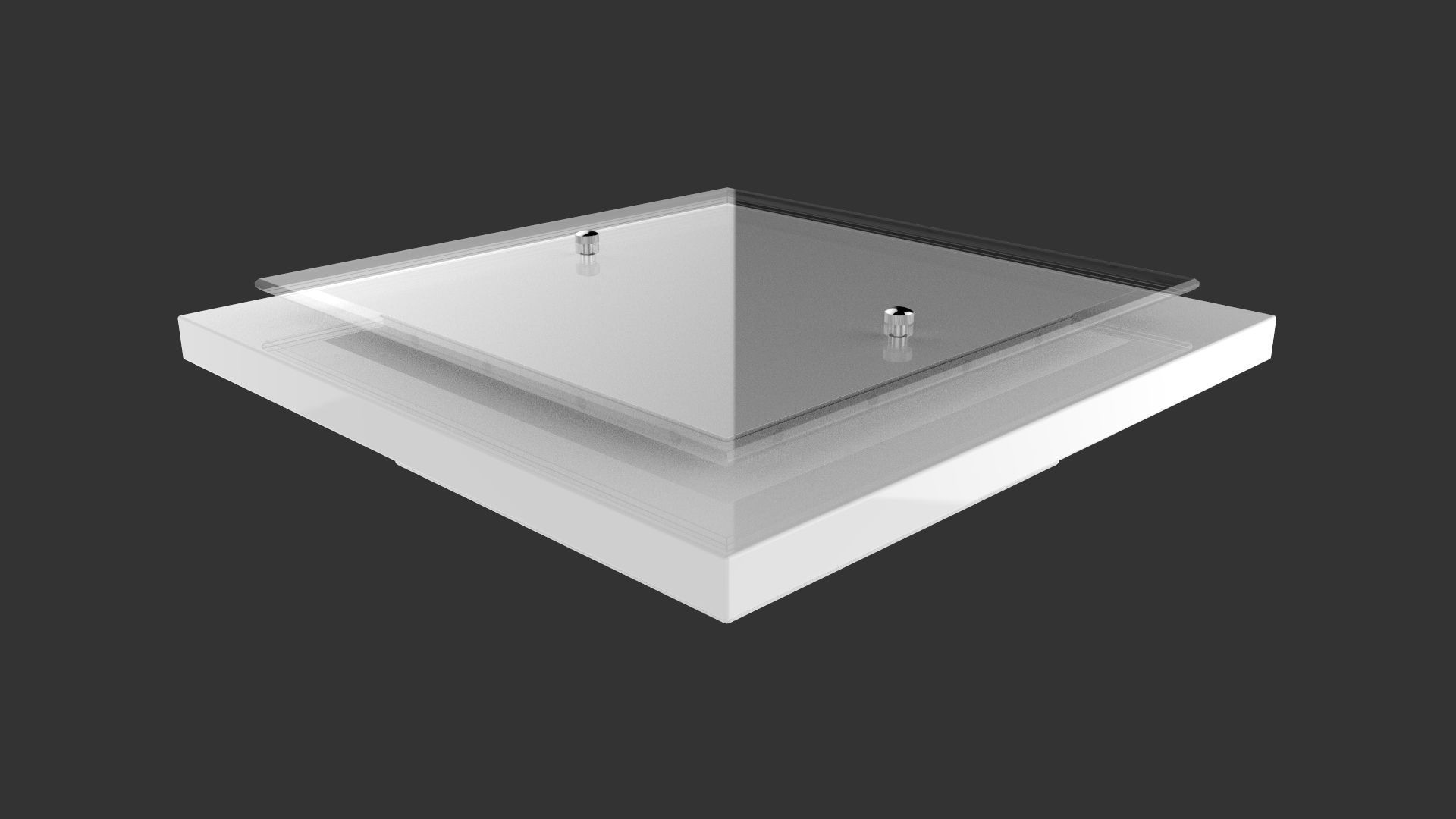 Chandelier Vitralys White 3D model_2