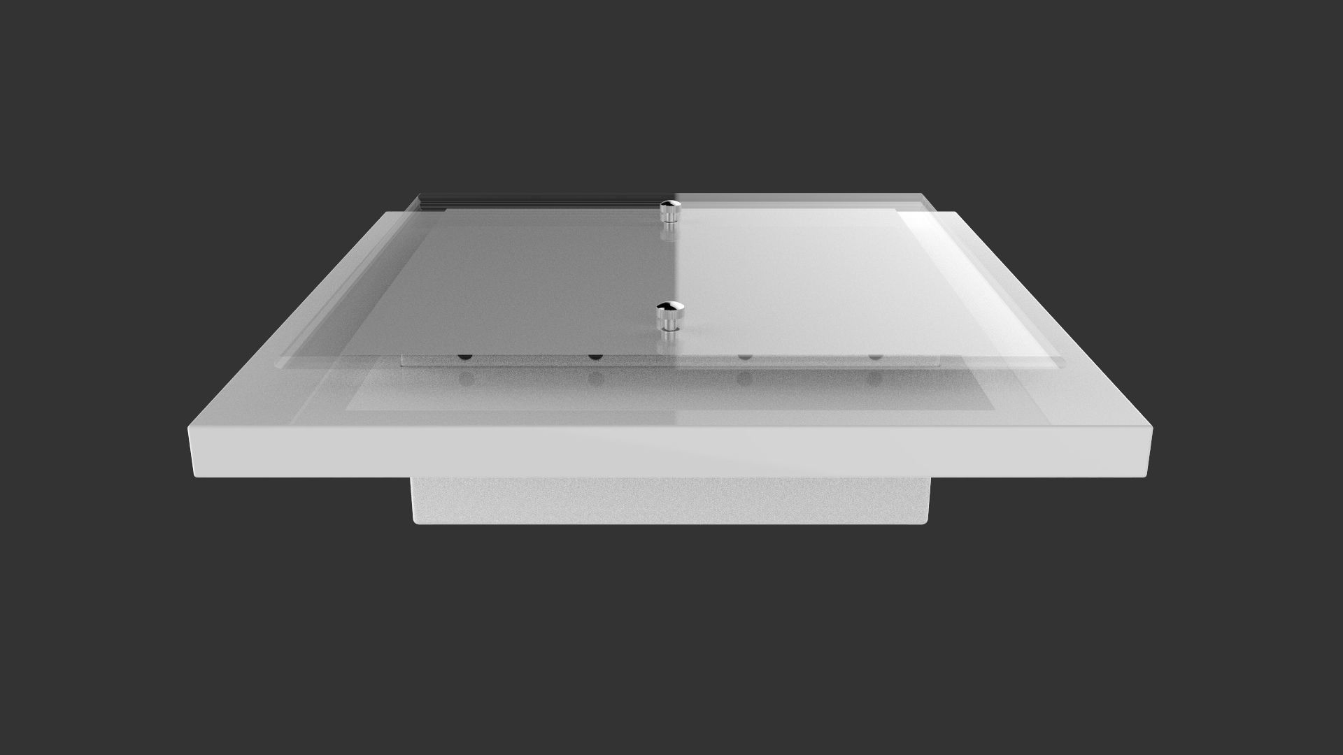 Chandelier Vitralys White 3D model_5