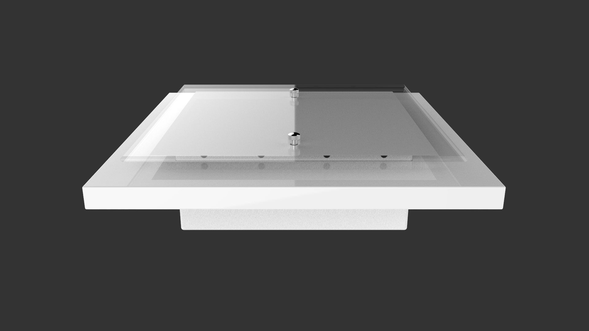 Chandelier Vitralys White 3D model_1