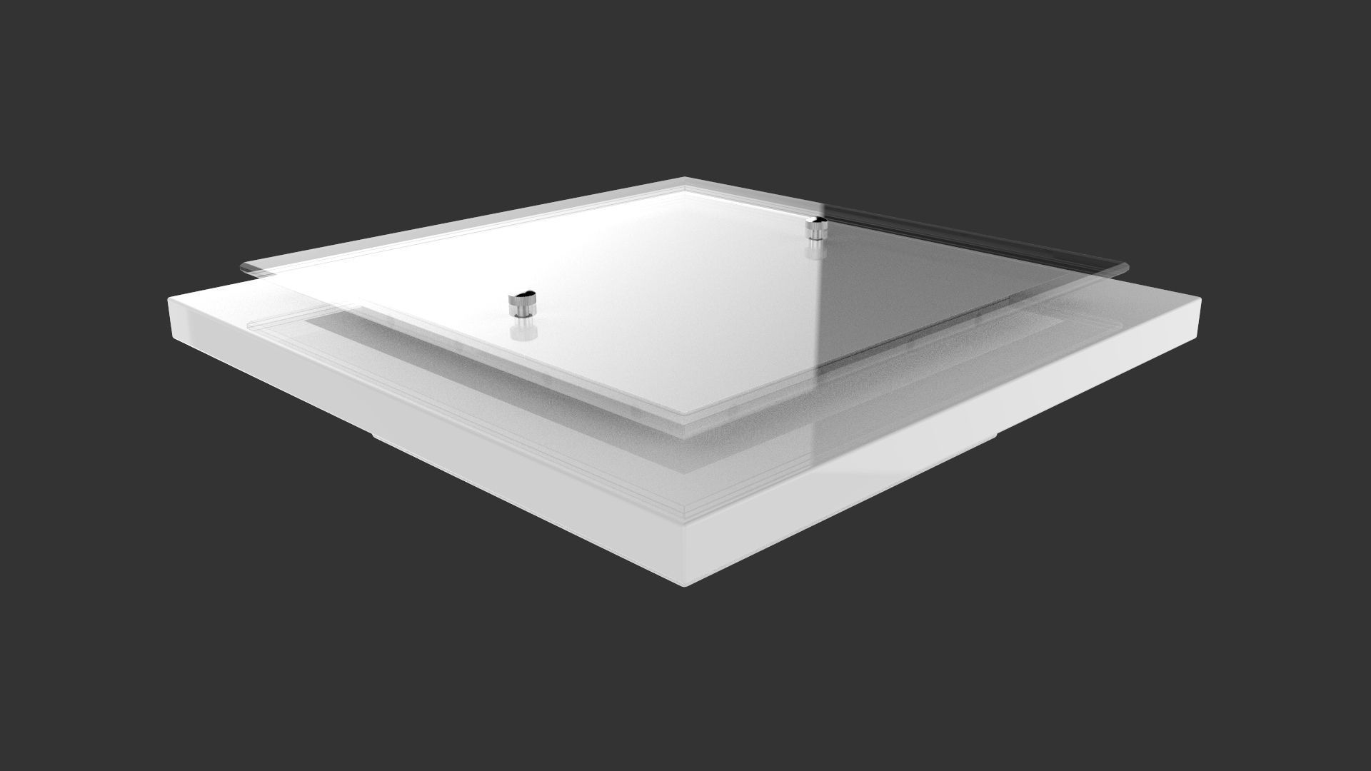 Chandelier Vitralys White 3D model_4