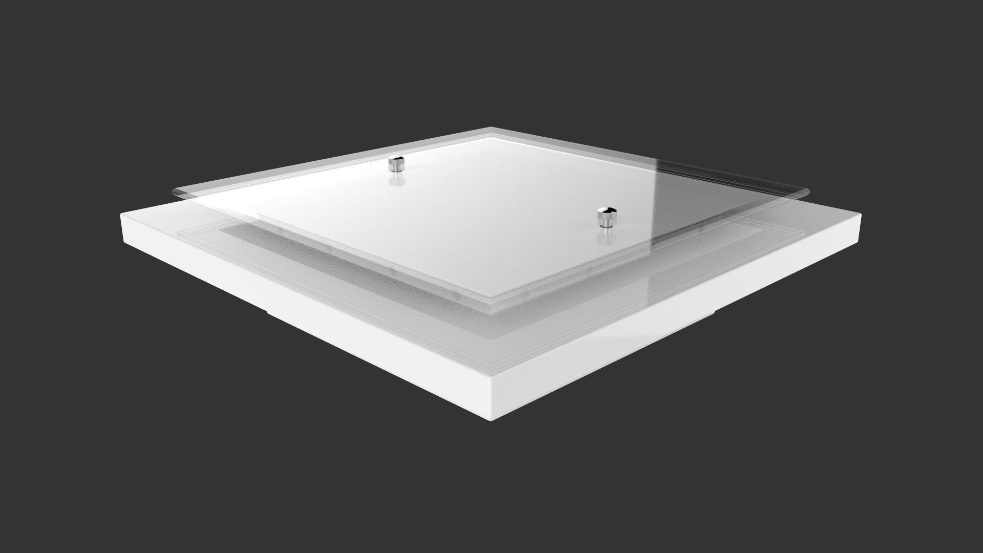 Chandelier Vitralys White 3D model_6