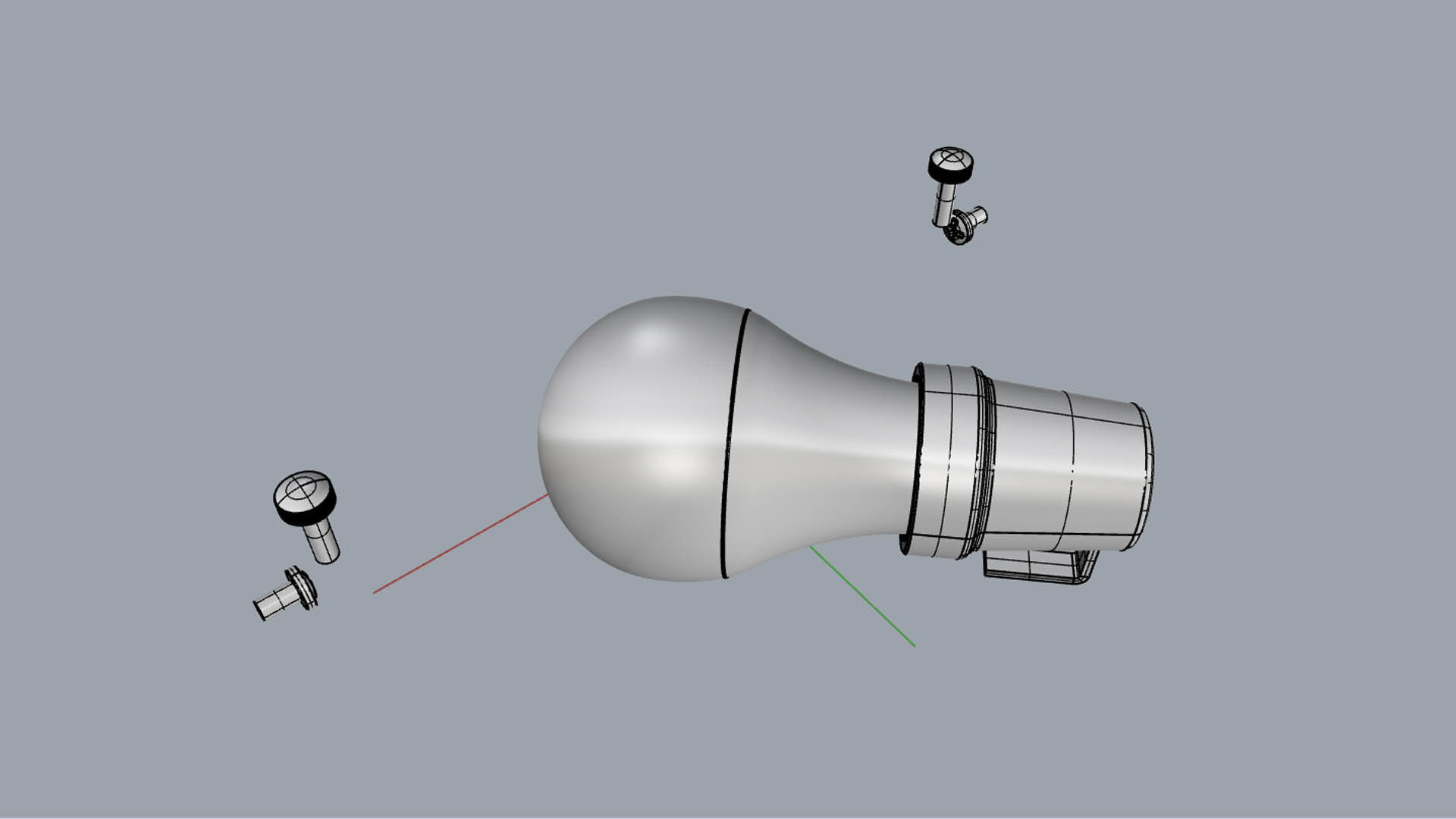 Chandelier Vitralys White 3D model_20