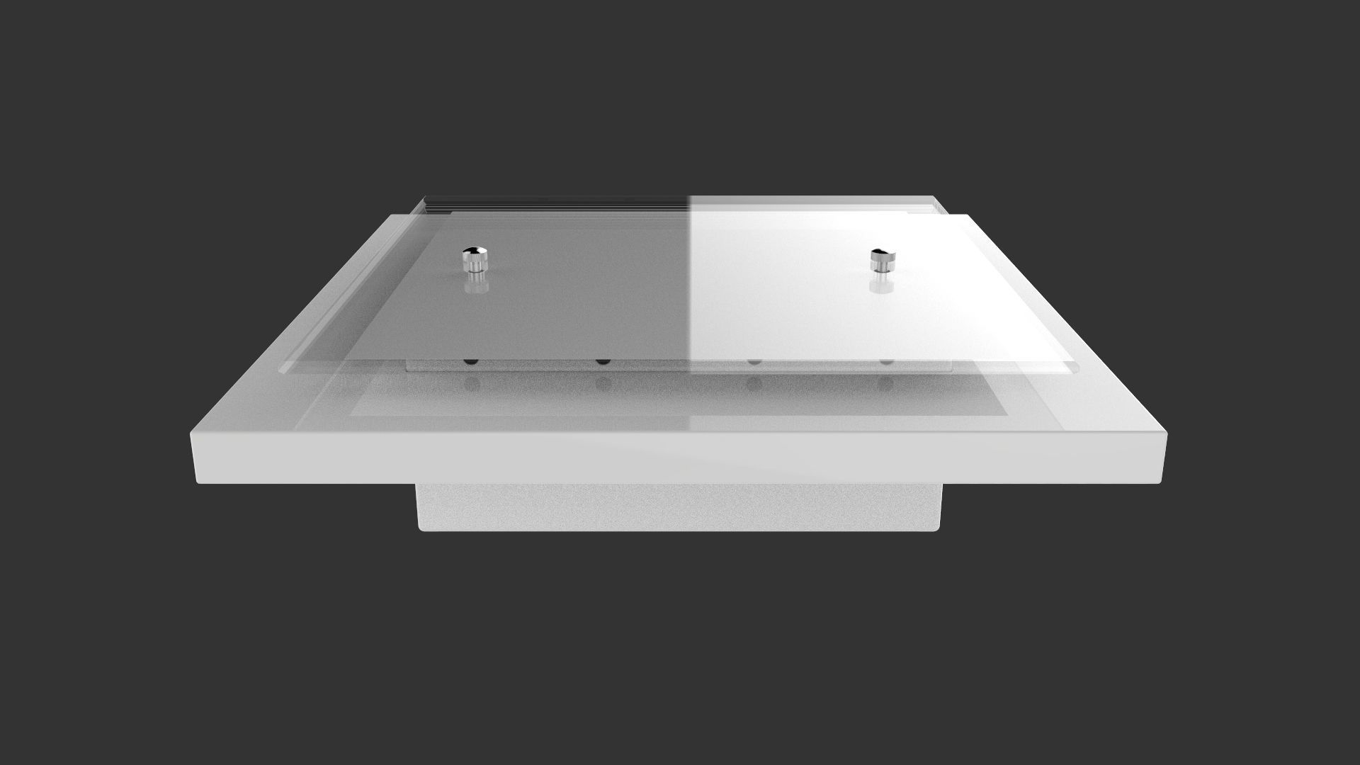 Chandelier Vitralys White 3D model_3