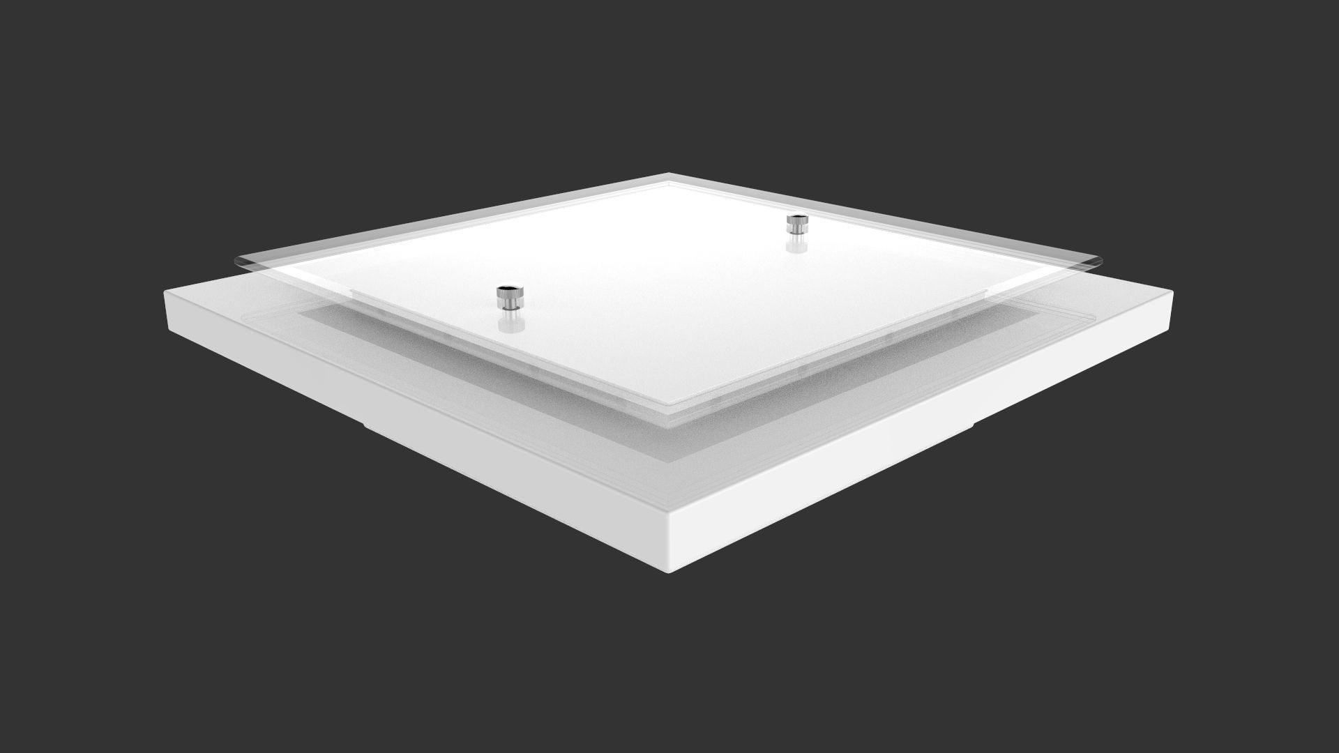 Chandelier Vitralys White 3D model_8