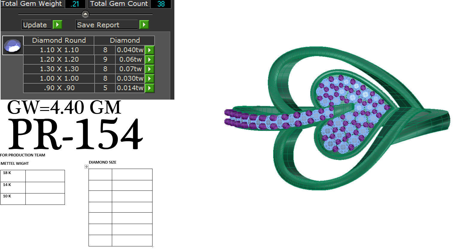 Women ring 3dm render detail 3D print model 3D print model_5