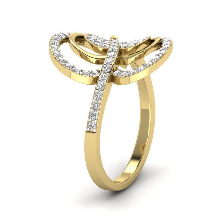 Women heart ring 3dm render detail 3D print model 3D print model_3