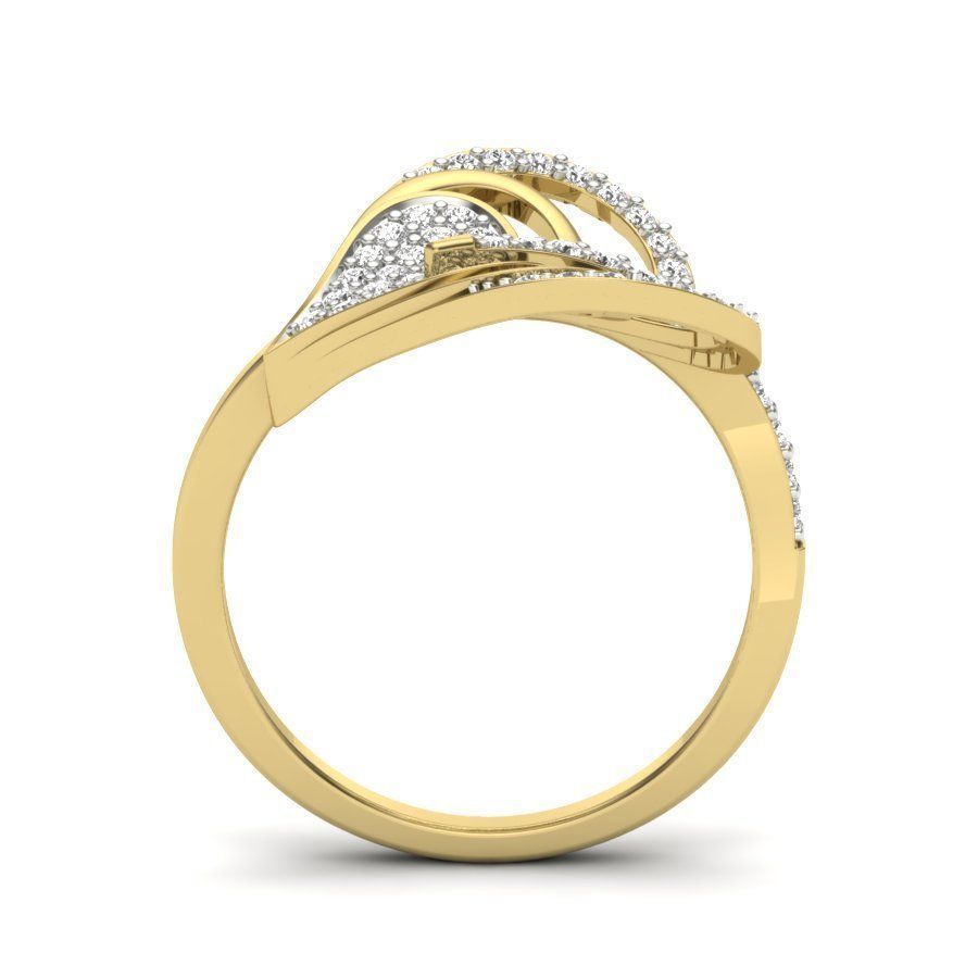 Women heart ring 3dm render detail 3D print model 3D print model_2