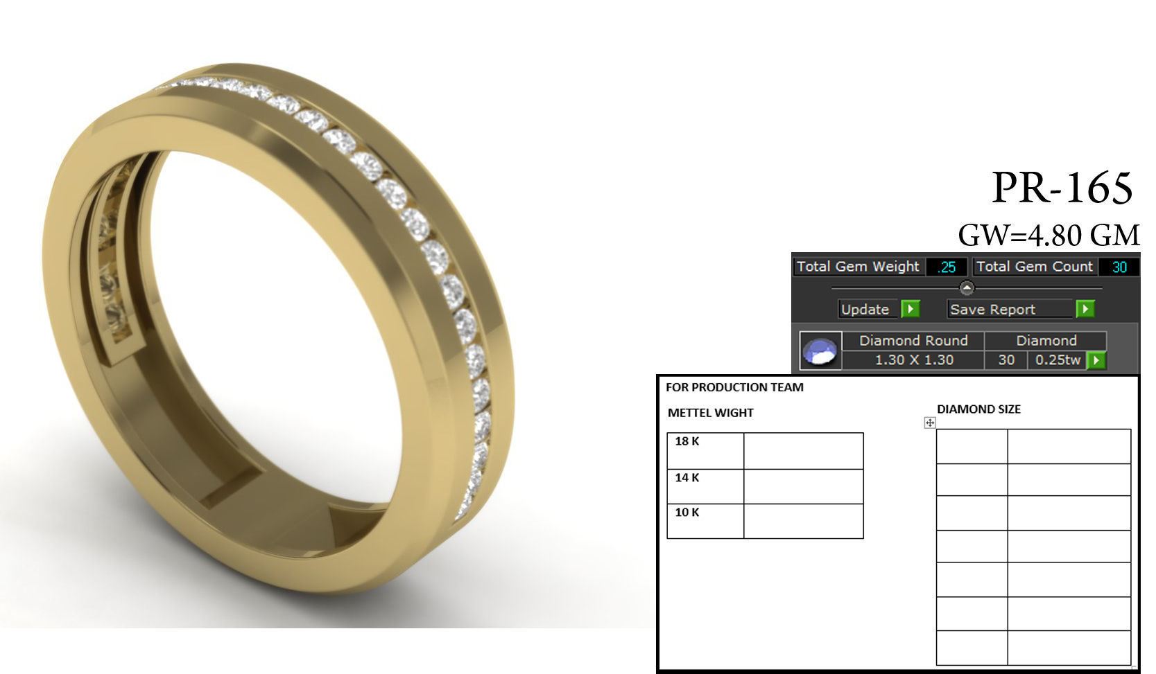 Women ring 3dm render detail 3D print model 3D print model_5