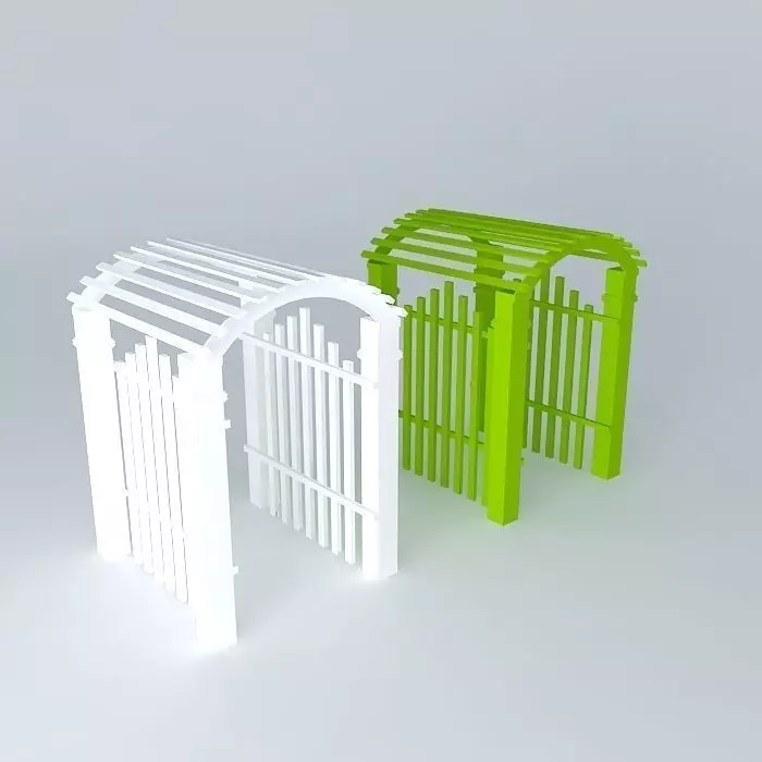Arbors garden gate 3D model