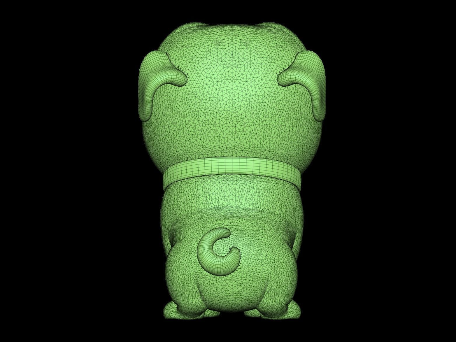 Puppy Pug 3D print model_14