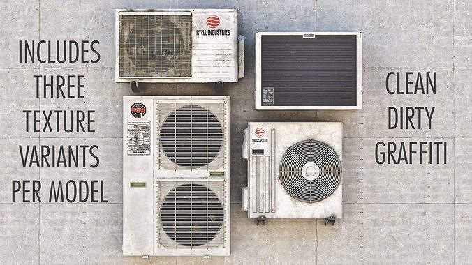 Air Conditioning Units  3D model