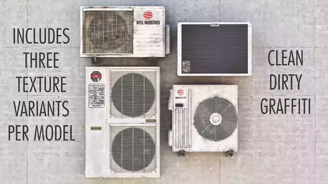 Air Conditioning Units  3D model