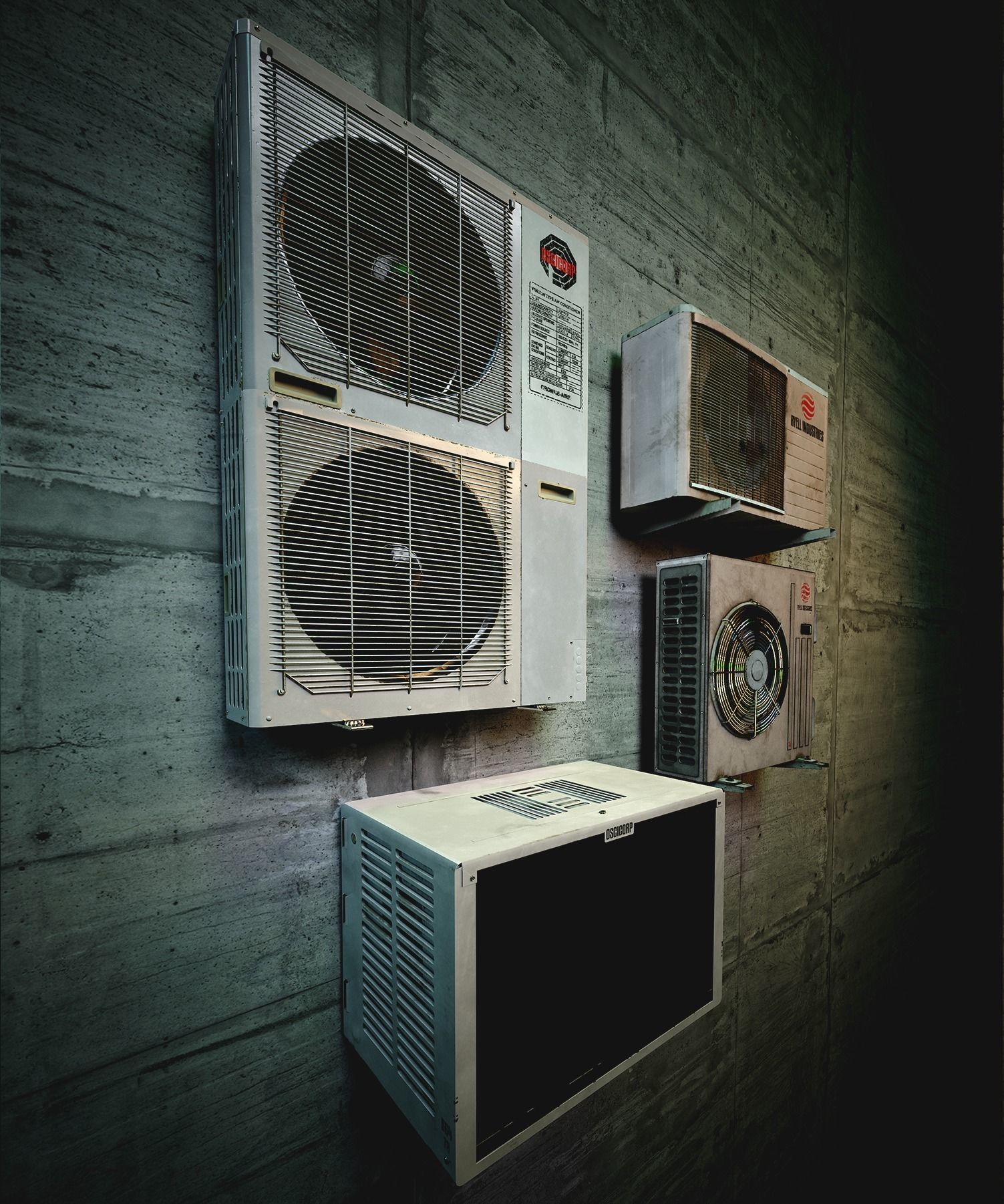 Air Conditioning Units  3D model_7