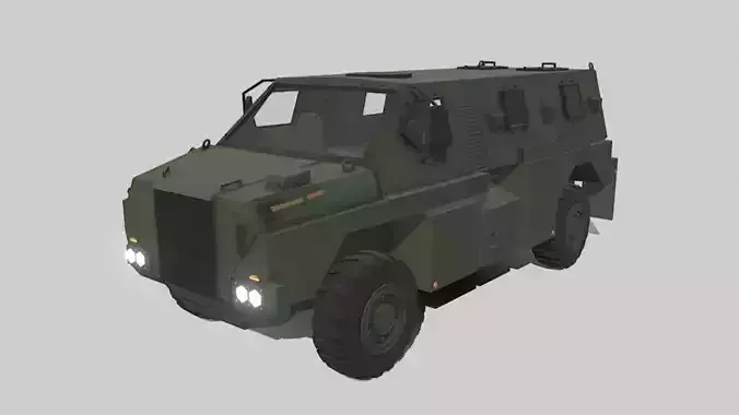 Bushmaster APC Lowpoly
