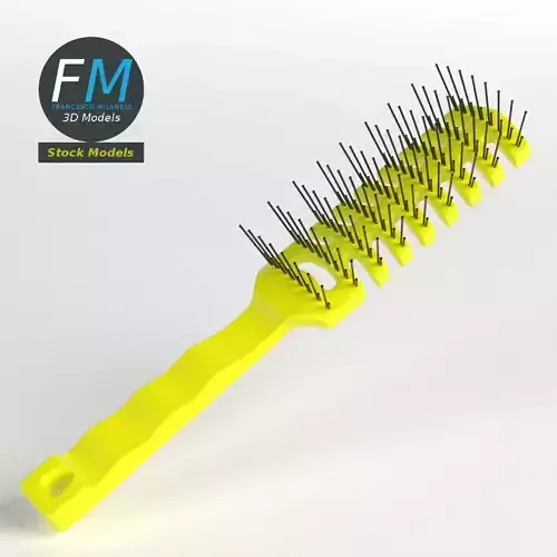 Vented hair brush