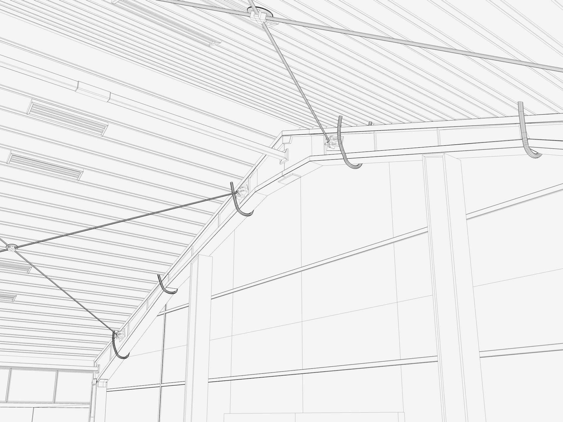 Warehouse White Office 3D model_24