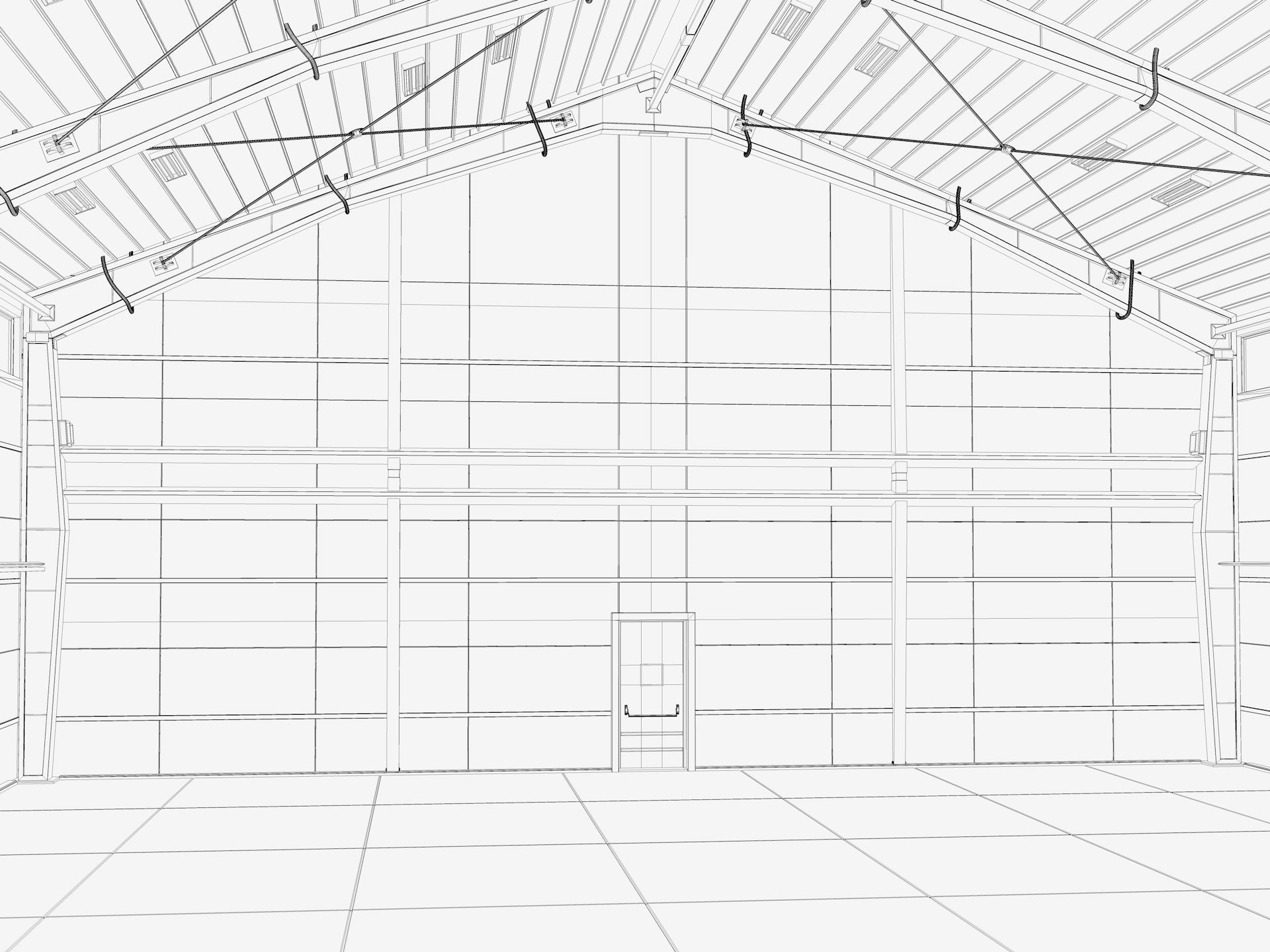 Warehouse White Office 3D model_20