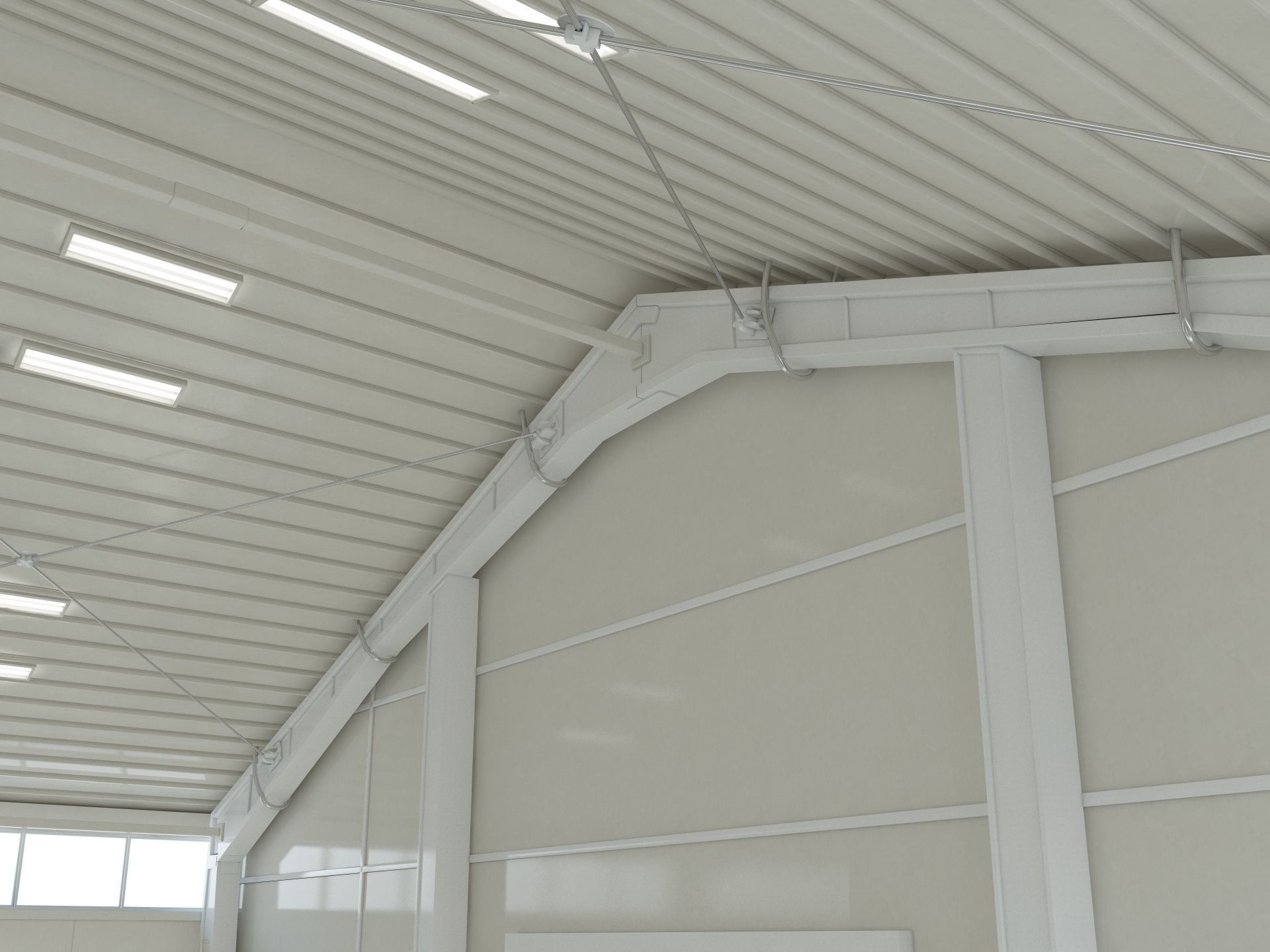 Warehouse White Office 3D model_10