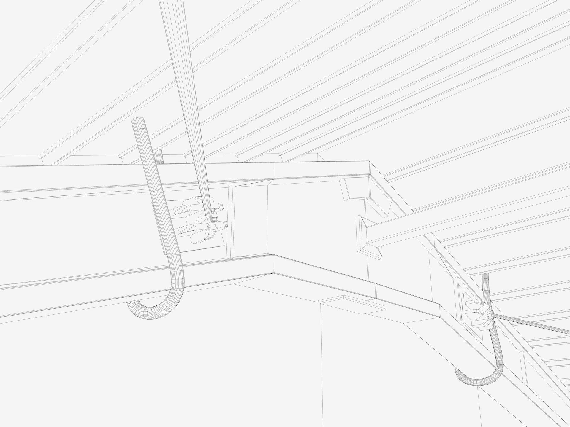 Warehouse White Office 3D model_15