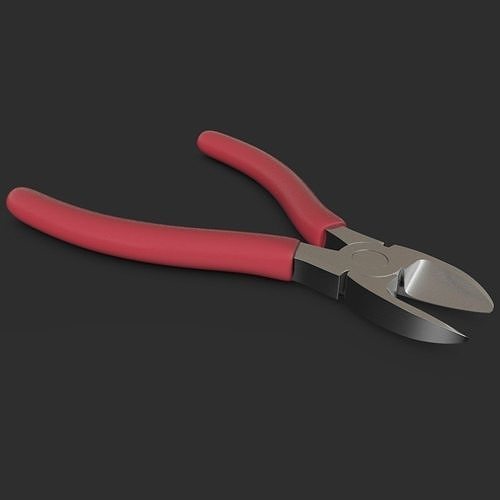 Nippers Low-poly 3D model